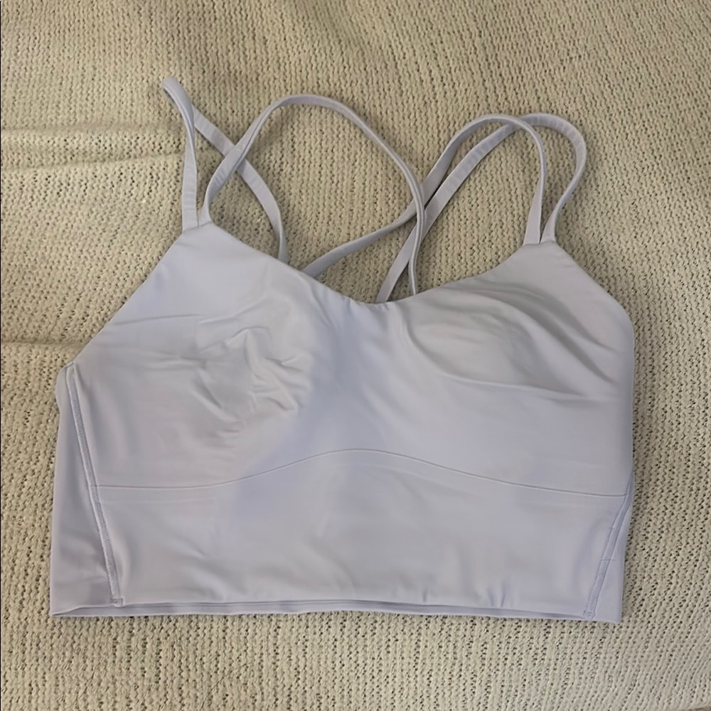Lululemon Lavender Strappy Sports Bra
